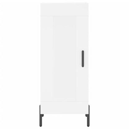 Hoge Kast 34,5X34X180 Cm Bewerkt Hout Wit