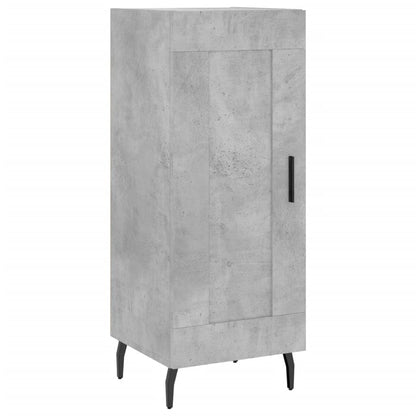 Hoge Kast 34,5X34X180 Cm Bewerkt Hout Betongrijs