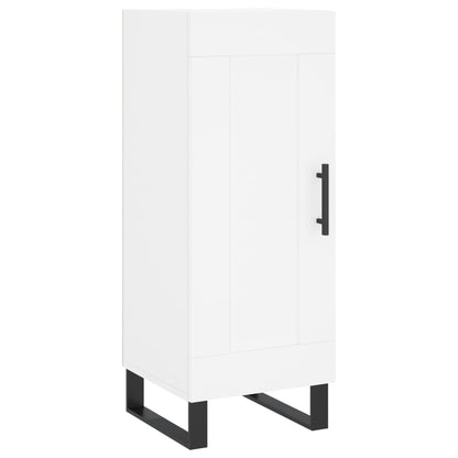 Hoge Kast 34,5X34X180 Cm Bewerkt Hout Wit