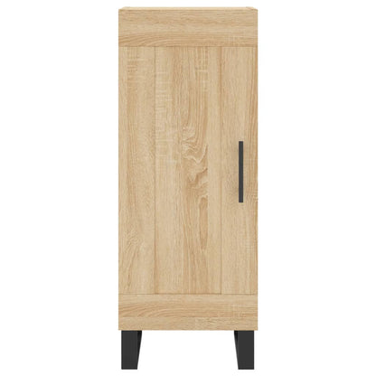 Hoge Kast 34,5X34X180 Cm Bewerkt Hout Kleurig Sonoma eiken