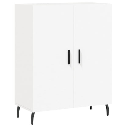 Hoge Kast 69,5X34X180 Cm Bewerkt Hout Wit