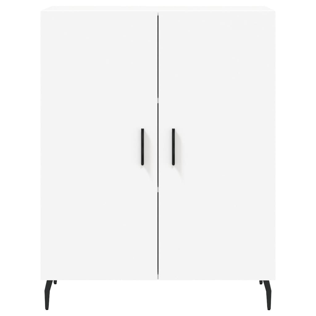 Hoge Kast 69,5X34X180 Cm Bewerkt Hout Wit