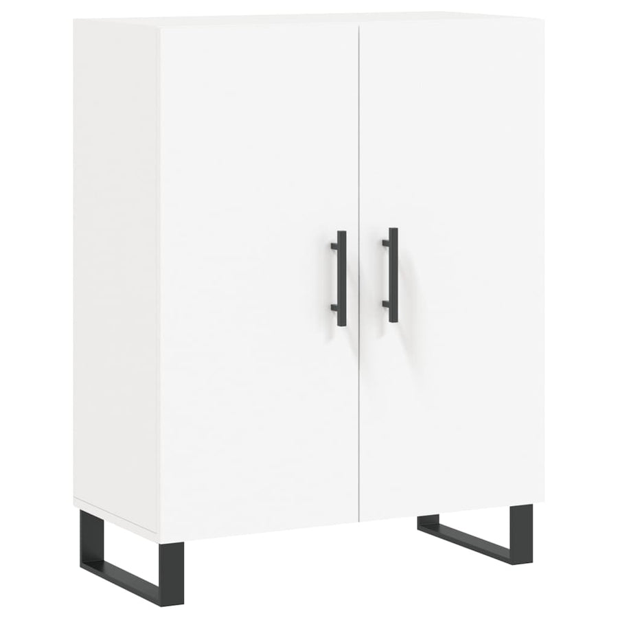 Hoge Kast 69,5X34X180 Cm Bewerkt Hout Wit