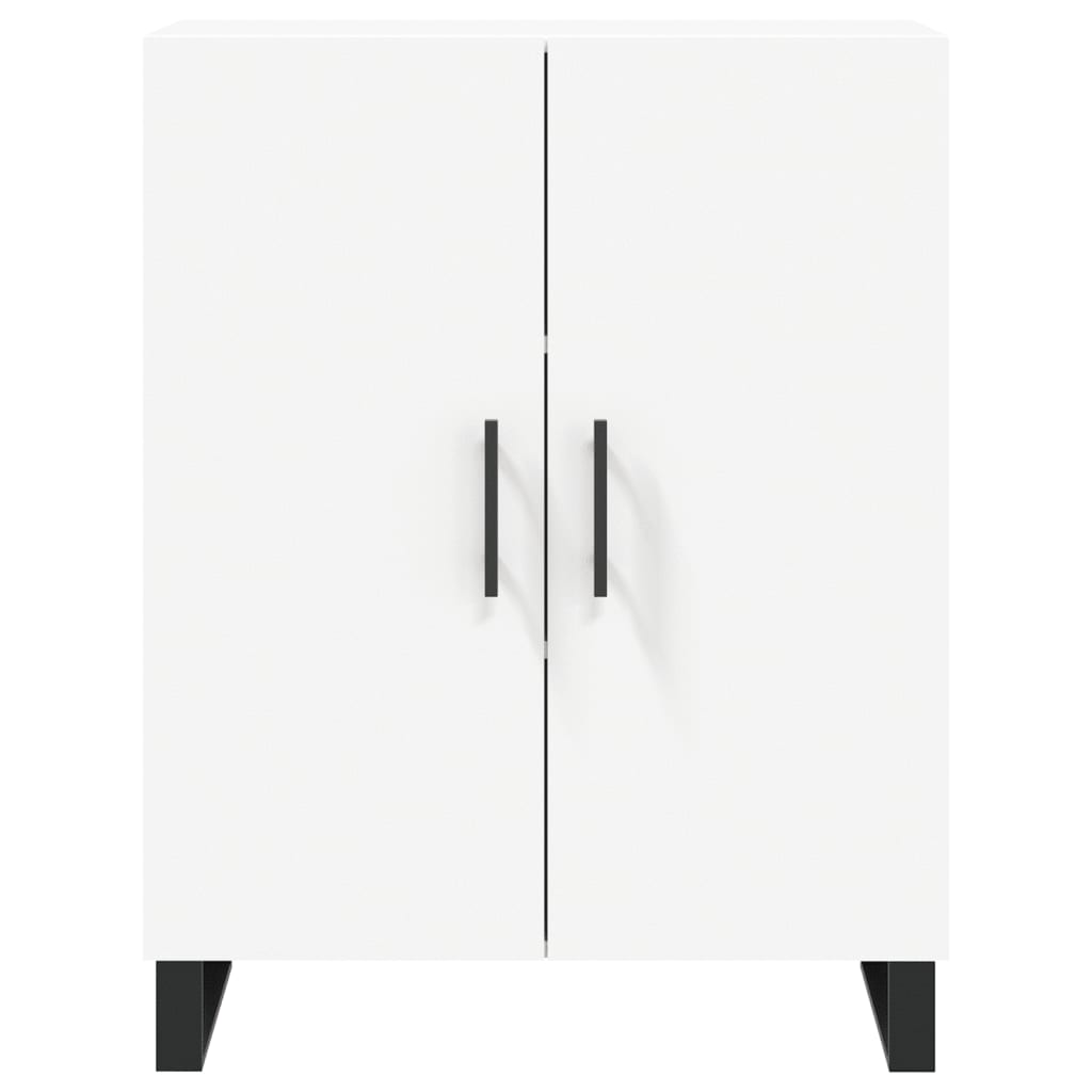 Hoge Kast 69,5X34X180 Cm Bewerkt Hout Wit