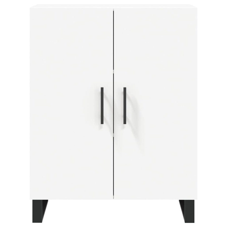Hoge Kast 69,5X34X180 Cm Bewerkt Hout Wit