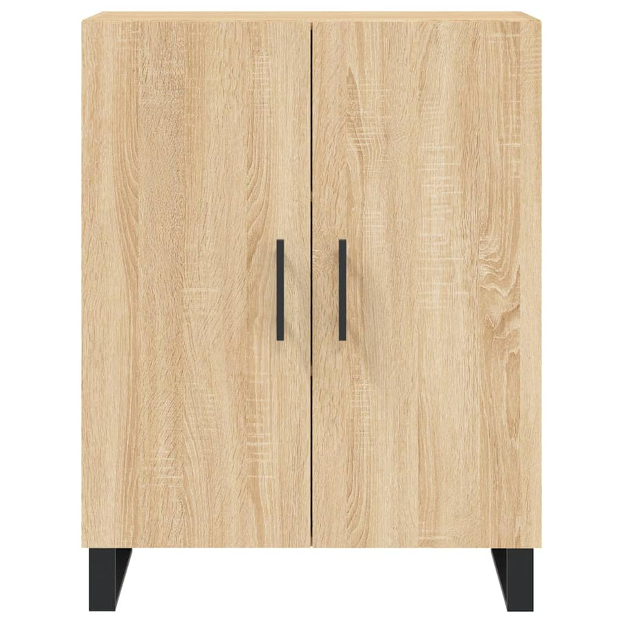 Hoge kast 69,5x34x180 cm bewerkt hout sonoma eikenkleurig