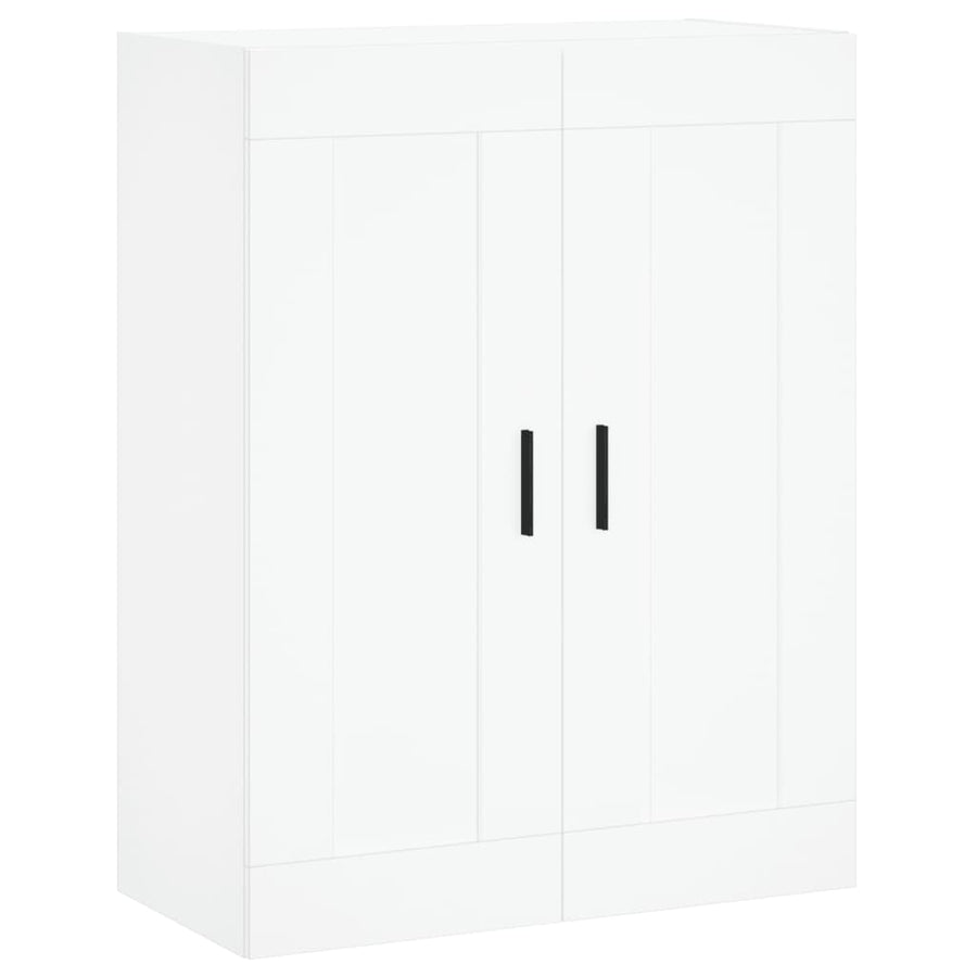 Hoge Kast 69,5X34X180 Cm Bewerkt Hout Wit