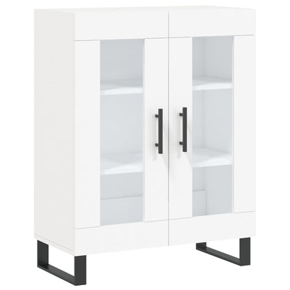 Hoge Kast 69,5X34X180 Cm Bewerkt Hout Wit