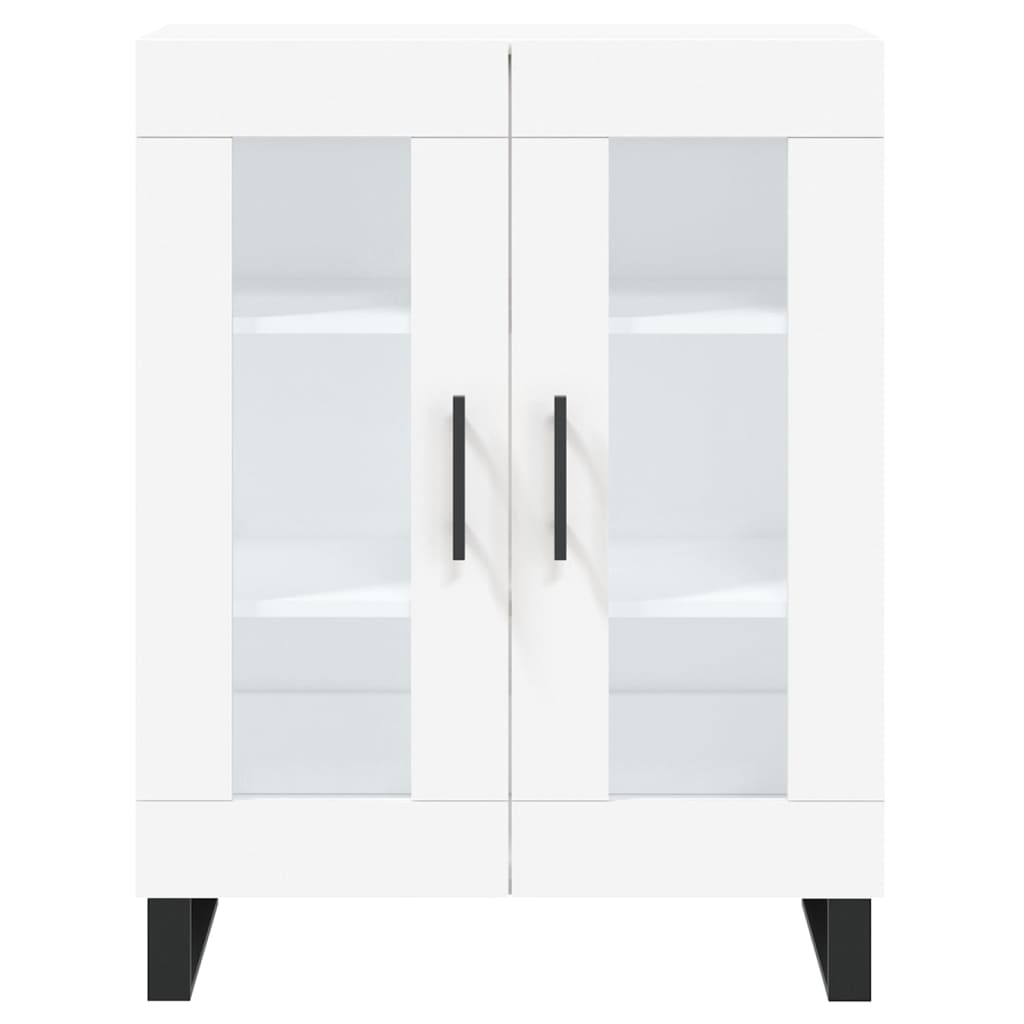 Hoge Kast 69,5X34X180 Cm Bewerkt Hout Wit