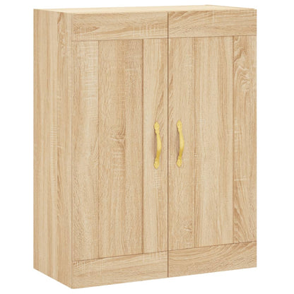 Hoge kast 69,5x34x180 cm bewerkt hout sonoma eikenkleurig