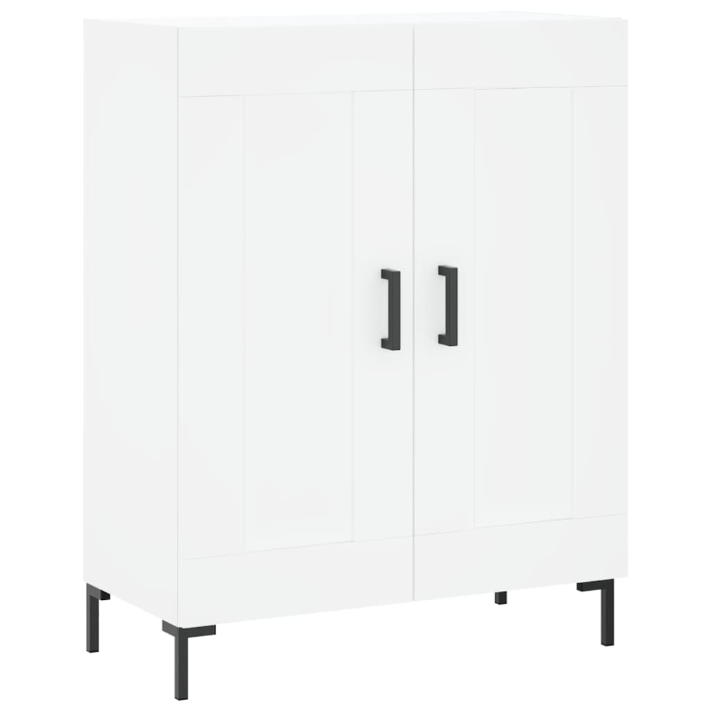 Hoge Kast 69,5X34X180 Cm Bewerkt Hout Wit