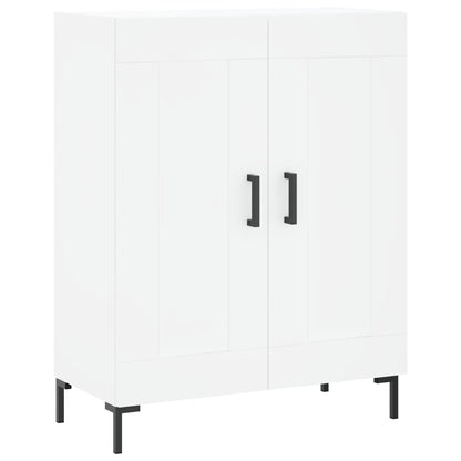 Hoge Kast 69,5X34X180 Cm Bewerkt Hout Wit