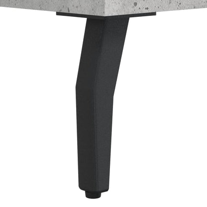 Hoge Kast 69,5X34X180 Cm Bewerkt Hout Betongrijs