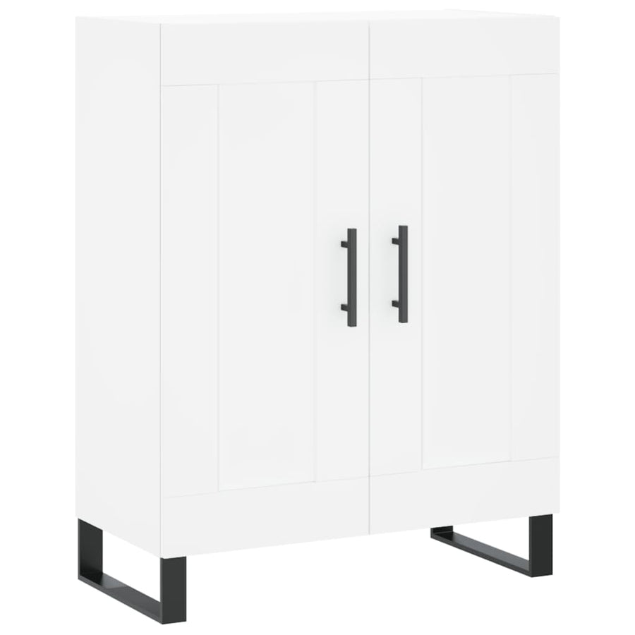 Hoge Kast 69,5X34X180 Cm Bewerkt Hout Wit