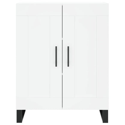 Hoge Kast 69,5X34X180 Cm Bewerkt Hout Wit