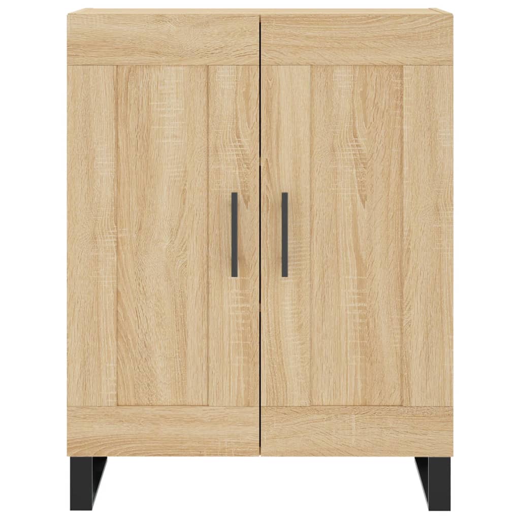Hoge kast 69,5x34x180 cm bewerkt hout sonoma eikenkleurig