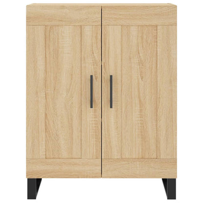 Hoge kast 69,5x34x180 cm bewerkt hout sonoma eikenkleurig