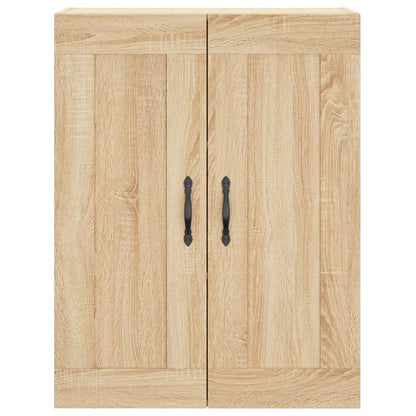 Hoge Kast 69,5X34X180 Cm Bewerkt Hout Kleurig Sonoma eiken