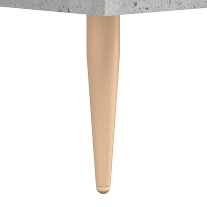 Hoge Kast 69,5X34X180 Cm Bewerkt Hout Betongrijs