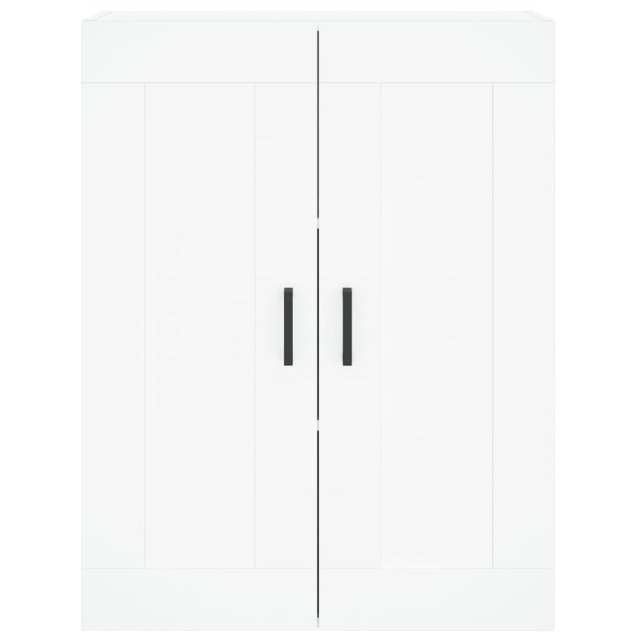 Hoge Kast 69,5X34X180 Cm Bewerkt Hout Wit