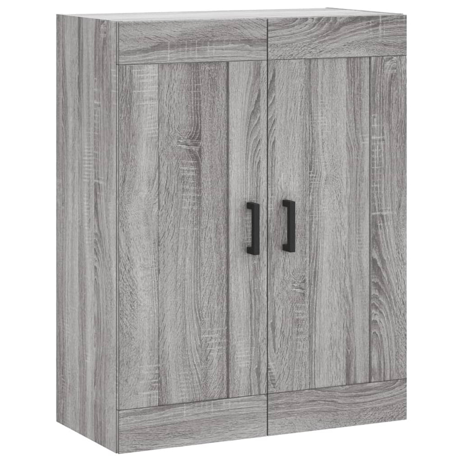 Hoge Kast 69,5X34X180 Cm Bewerkt Hout Grijs Sonoma Eikenkleurig