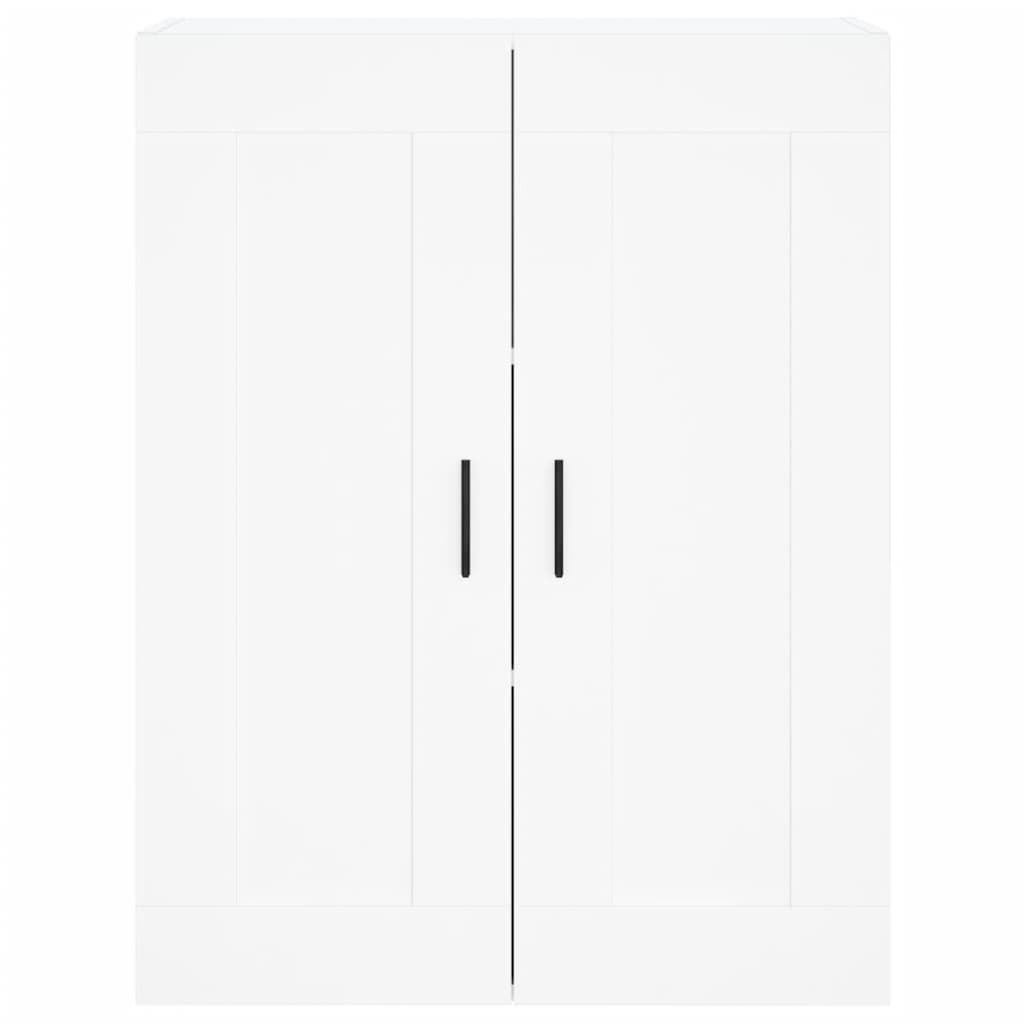Hoge Kast 69,5X34X180 Cm Bewerkt Hout Wit