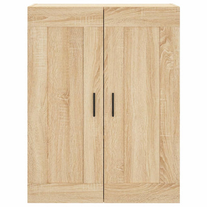 Hoge Kast 69,5X34X180 Cm Bewerkt Hout Kleurig Sonoma eiken
