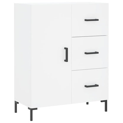 Hoge Kast 69,5X34X180 Cm Bewerkt Hout Wit