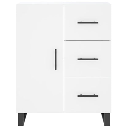 Hoge Kast 69,5X34X180 Cm Bewerkt Hout Wit