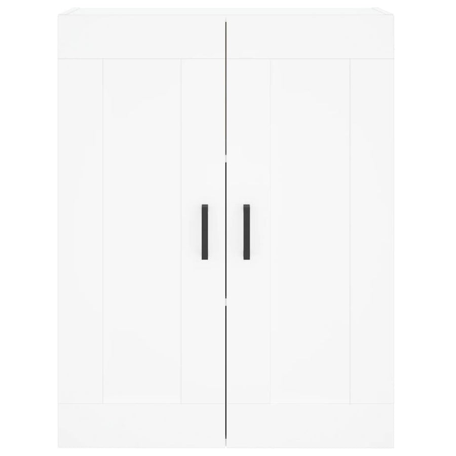 Hoge Kast 69,5X34X180 Cm Bewerkt Hout Wit