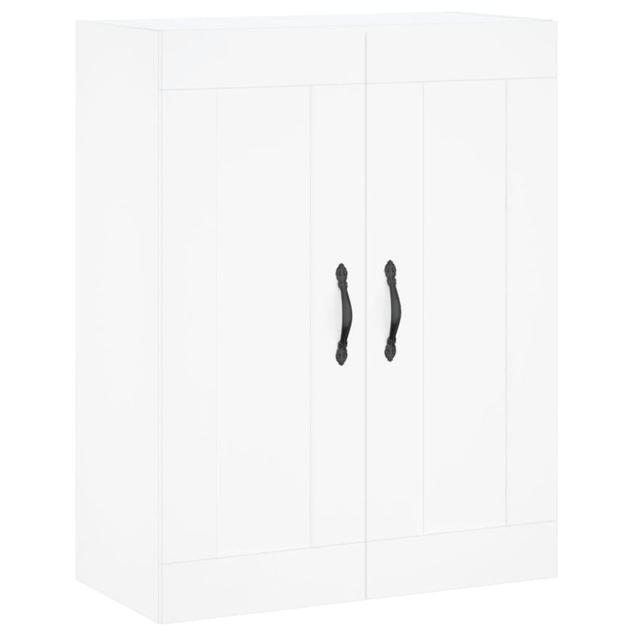 Hoge Kast 69,5X34X180 Cm Bewerkt Hout Wit