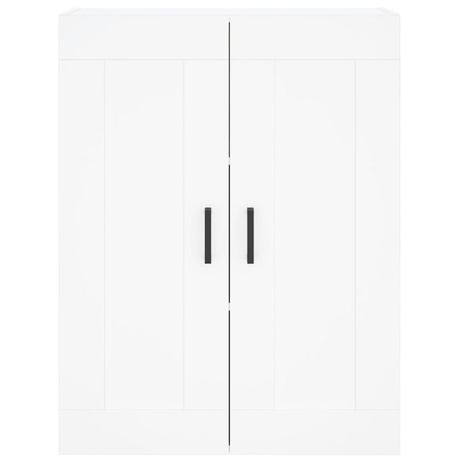Hoge Kast 69,5X34X180 Cm Bewerkt Hout Wit
