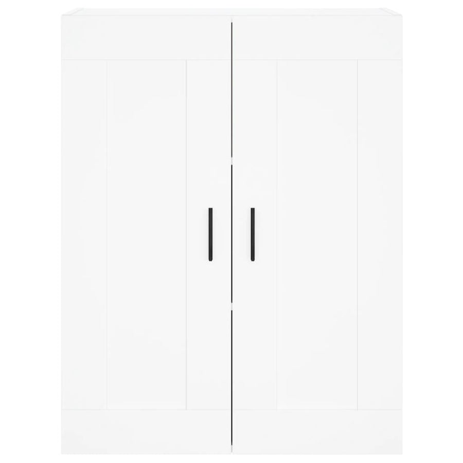 Hoge Kast 69,5X34X180 Cm Bewerkt Hout Wit