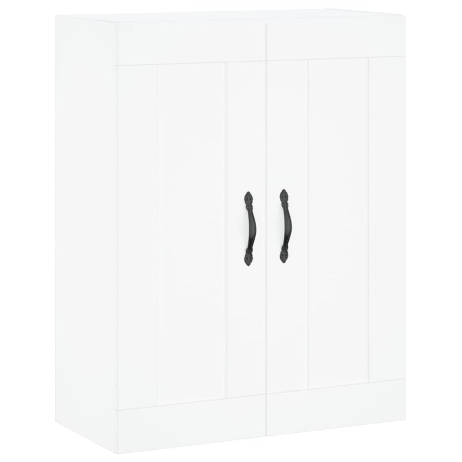Hoge Kast 69,5X34X180 Cm Bewerkt Hout Wit