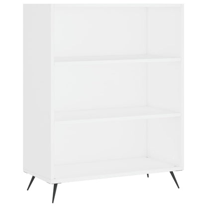 Hoge Kast 69,5X34X180 Cm Bewerkt Hout Wit