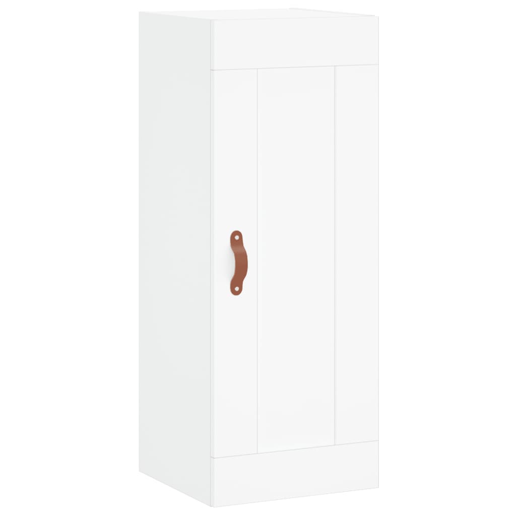 Hoge Kast 34,5X34X180 Cm Bewerkt Hout Wit