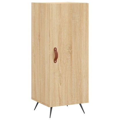 Hoge Kast 34,5X34X180 Cm Bewerkt Hout Kleurig Sonoma eiken
