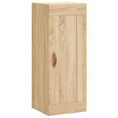 Hoge Kast 34,5X34X180 Cm Bewerkt Hout Kleurig Sonoma eiken