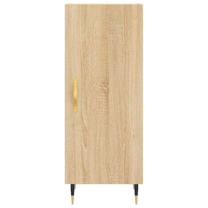 Hoge Kast 34,5X34X180 Cm Bewerkt Hout Sonoma Eikenkleurig