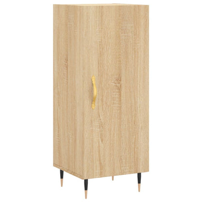 Hoge Kast 34,5X34X180 Cm Bewerkt Hout Sonoma Eikenkleurig