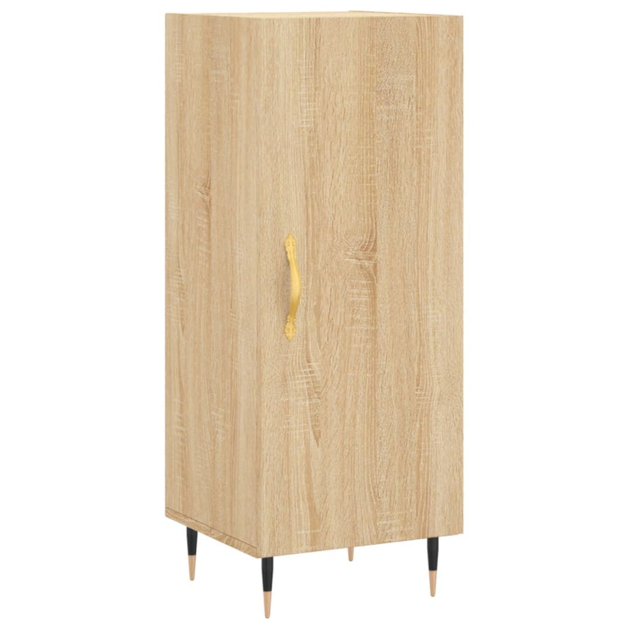 Hoge Kast 34,5X34X180 Cm Bewerkt Hout Sonoma Eikenkleurig