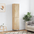 Hoge kast 34,5x34x180 cm bewerkt hout sonoma eiken