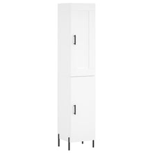 Hoge Kast 34,5X34X180 Cm Bewerkt Hout Wit