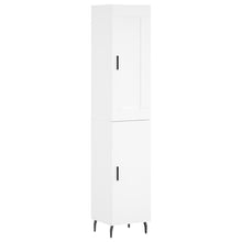 Hoge Kast 34,5X34X180 Cm Bewerkt Hout Wit