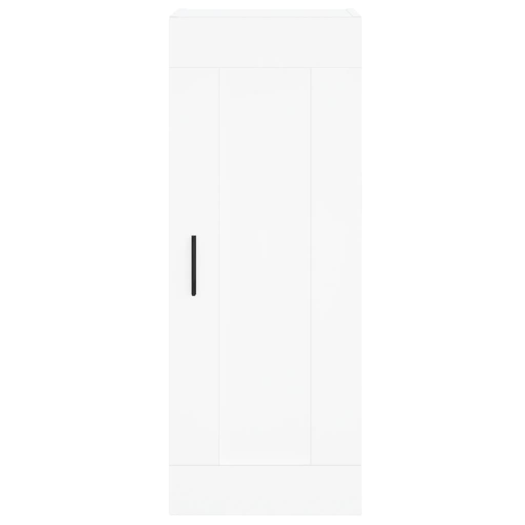 Hoge Kast 34,5X34X180 Cm Bewerkt Hout Wit