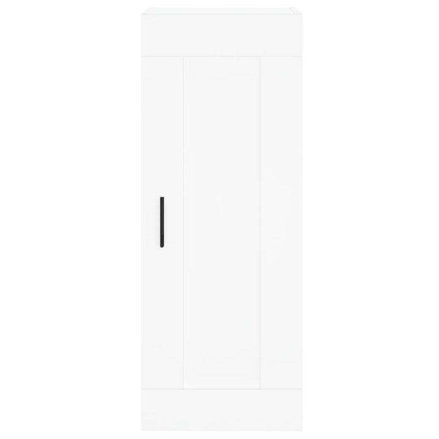 Hoge Kast 34,5X34X180 Cm Bewerkt Hout Wit