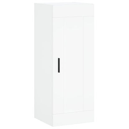 Hoge Kast 34,5X34X180 Cm Bewerkt Hout Wit