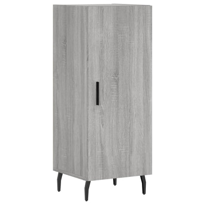 Hoge Kast 34,5X34X180 Cm Bewerkt Hout Grijs Sonoma Eikenkleurig