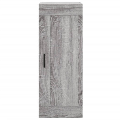 Hoge Kast 34,5X34X180 Cm Bewerkt Hout Grijs Sonoma Eikenkleurig