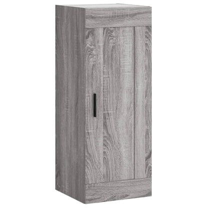 Hoge Kast 34,5X34X180 Cm Bewerkt Hout Grijs Sonoma Eikenkleurig